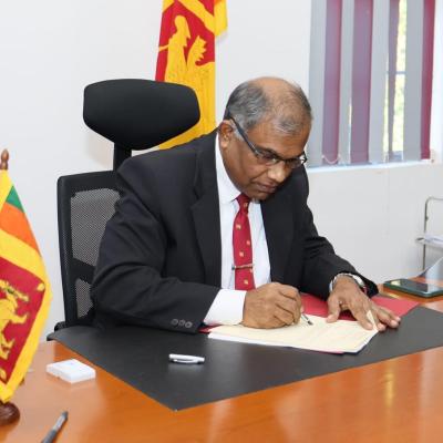 Newly Appointed Secretary to the Ministry of Mass Media assumed duties in the afternoon today